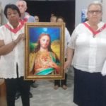 Missa acolhida do Ícone do Sagrado Coração de Jesus  Igreja Nossa Senhora do Rocio e São João BatistaCalógeras (Distrito de Arapoti)